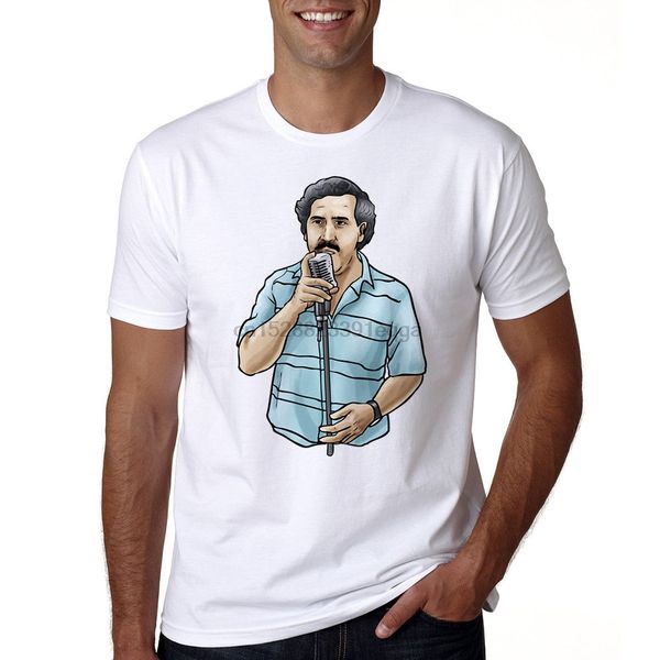 men tee pablo escobar plata o plomo colombia el patron s-3xl new fashion brand crew neck t shirts